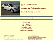 Tablet Screenshot of innovativesalesandleasing.com